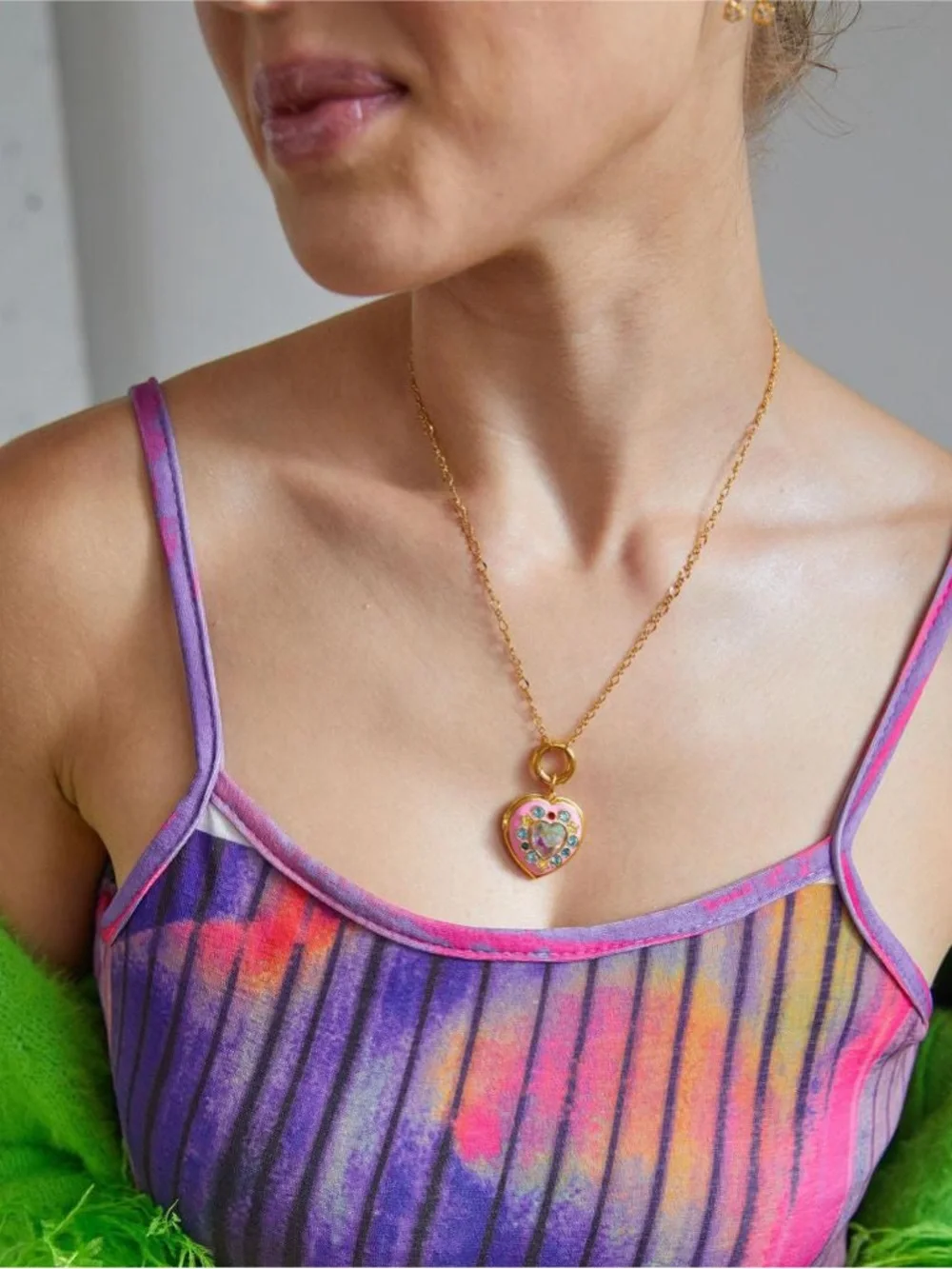 Handmade gold tone